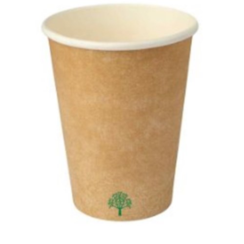 Hot Cup 12oz S/W Brown x 50