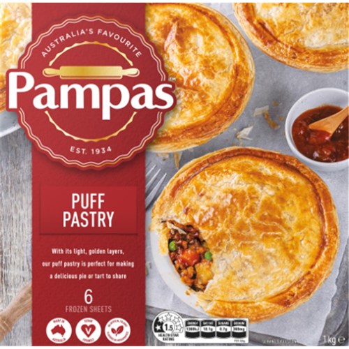 Pastry Puff Sheets 12 x 1kg