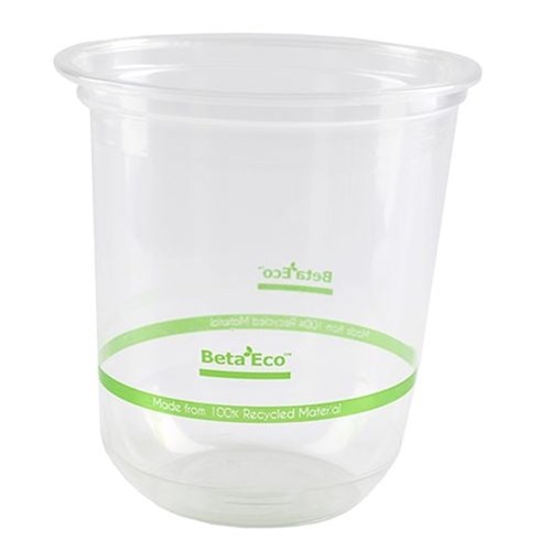 Cups U Shape Green RPET 12oz (360ml) 1000