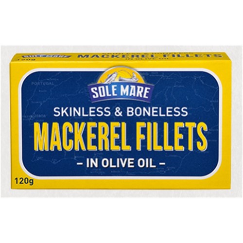 Mackerel Fillets in Olive Oil 120gm