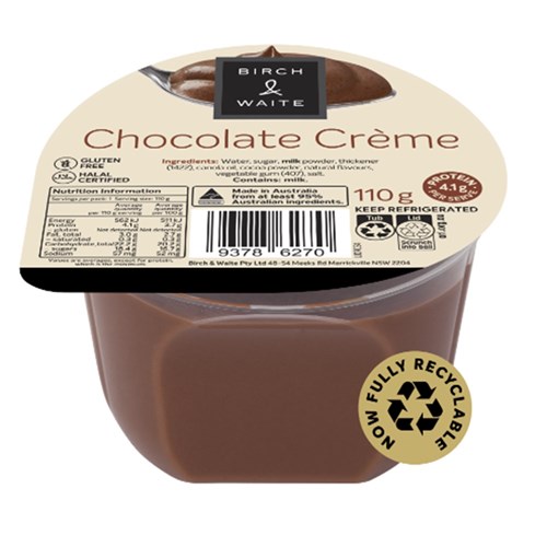 Chocolate Creme Pots 30 x 110gm