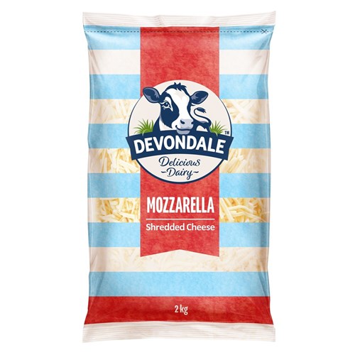 Cheese Mozzarella Shredded Frozen 2kg