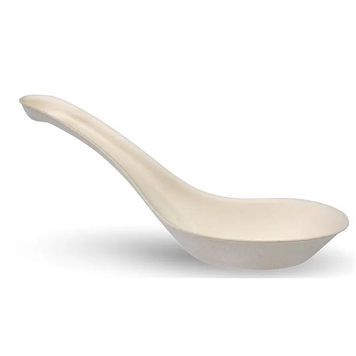 Cutlery Chinese Soup Spoon Plant Fibre 125's