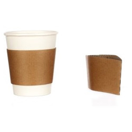 Kraft Cup Sleeve (Brown) 12oz x1000