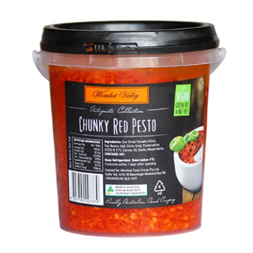 Pesto Chunky Red Nut Free 1kg Gluten Free