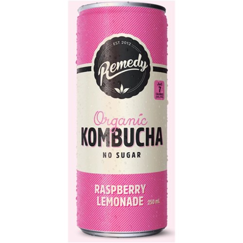 KOMBUCHA RASPBERRY LEMONADE (CAN) 24x250ml