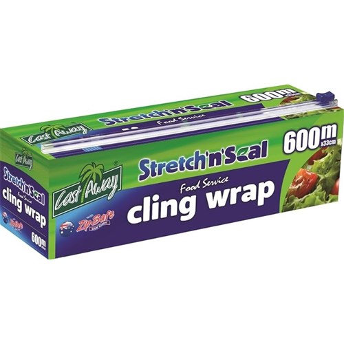 CLING WRAP FILM PVC ZIP SAFE 45X600 DISP