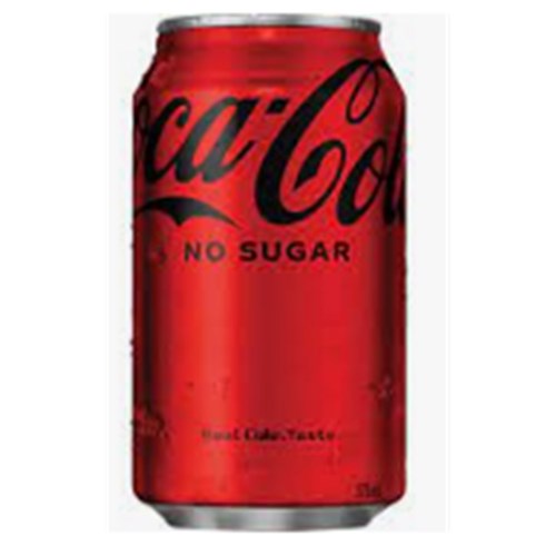 Coke No Sugar Cans 24 x 375ml