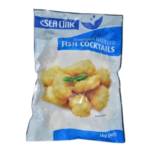 Fish Cocktail Tempura 1kg Appx 35gm