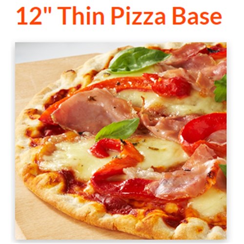 Pizza Bases Thin 12" 15s