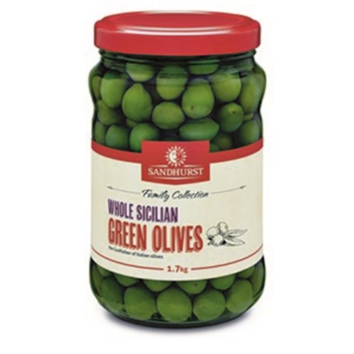 Olives Green Sicilian Whole 1.65kg