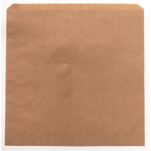 Bags Paper Brown 1W Strung 178x165 500s