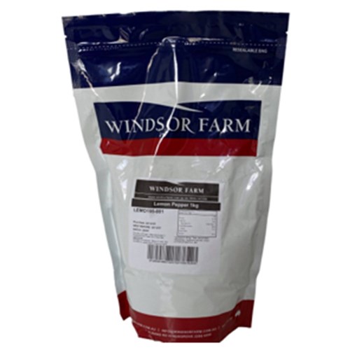 Seasoning Lemon Pepper 1kg Resealable Bag