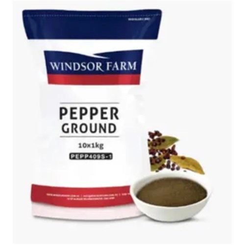 Pepper Black Ground 1kg Resealable Bag