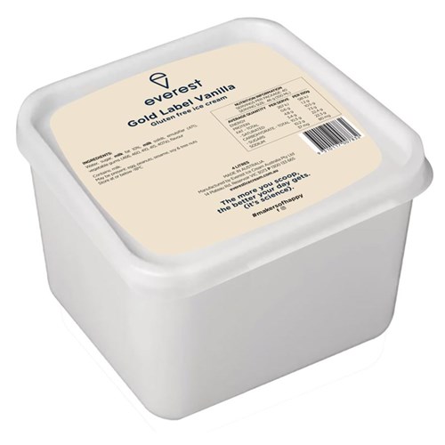 Ice Cream Vanilla 4L Gluten Free