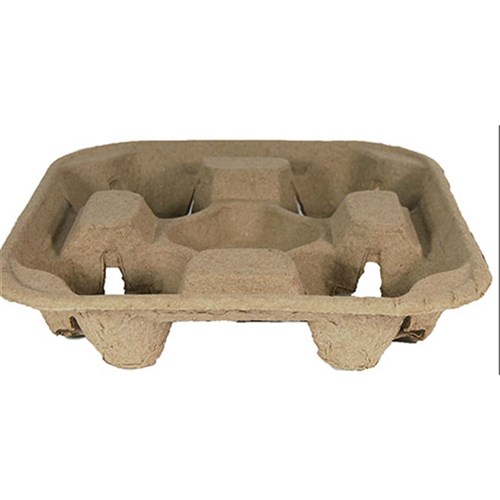 Cup Drink Tray 4 Cup Pulp Fibre 200's
