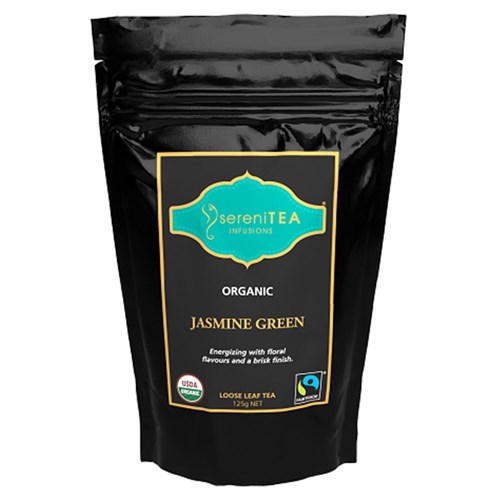 Tea Jasmine Green Loose (Whole Leaf) 125g Pouch