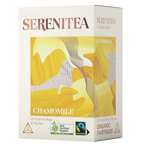 Tea Bags Chamomile Herbal 25s Pyramid (Whole Leaf)