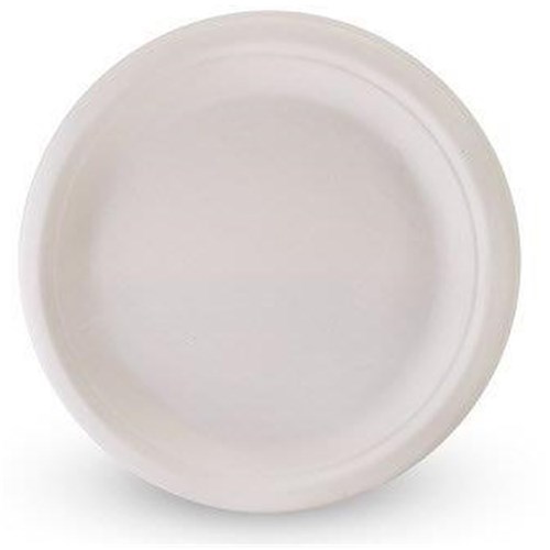 Plates Round 7 Inch Sugarcane 50's