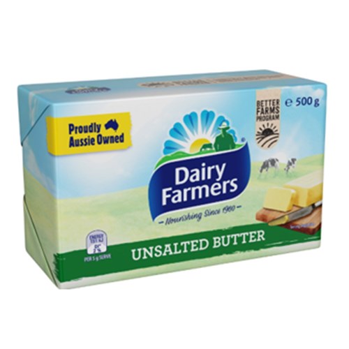 Butter Unsalted 500g