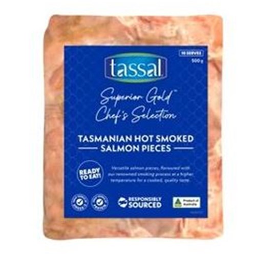 Smoked Salmon Fish Hot Pieces 500g