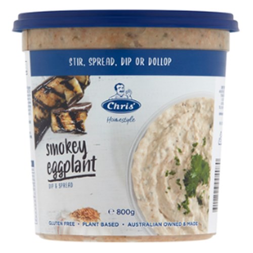 Dip Eggplant Smokey 800g Gluten Free