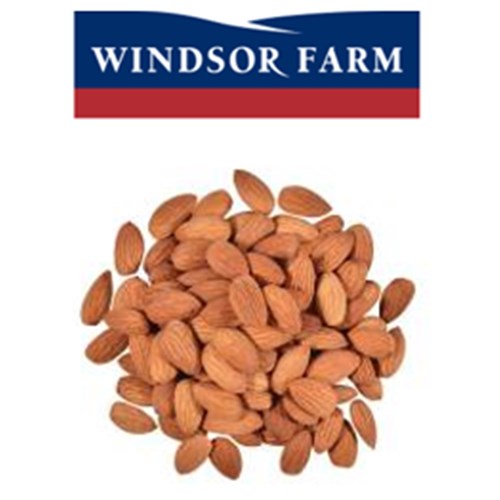 Almonds Kernels Skin On Whole 1kg