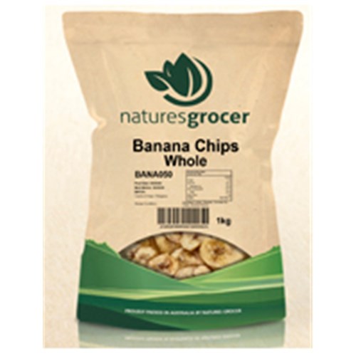 Banana Chips Whole Dried 1kg