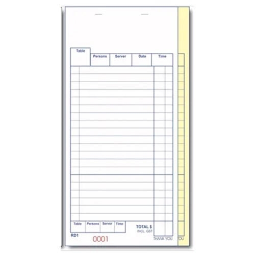 Docket Book Duplicate 50 Set Pages