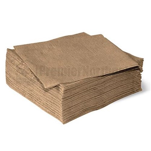 Napkins Cocktail Brown 1Ply 4000s Recycled