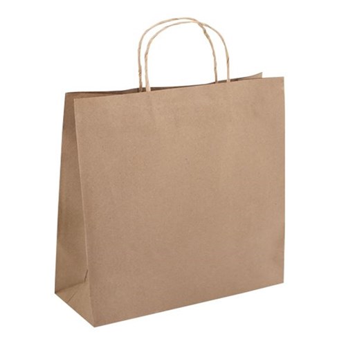 Bags Paper Carry Kraft Medium 250's Twist Handle