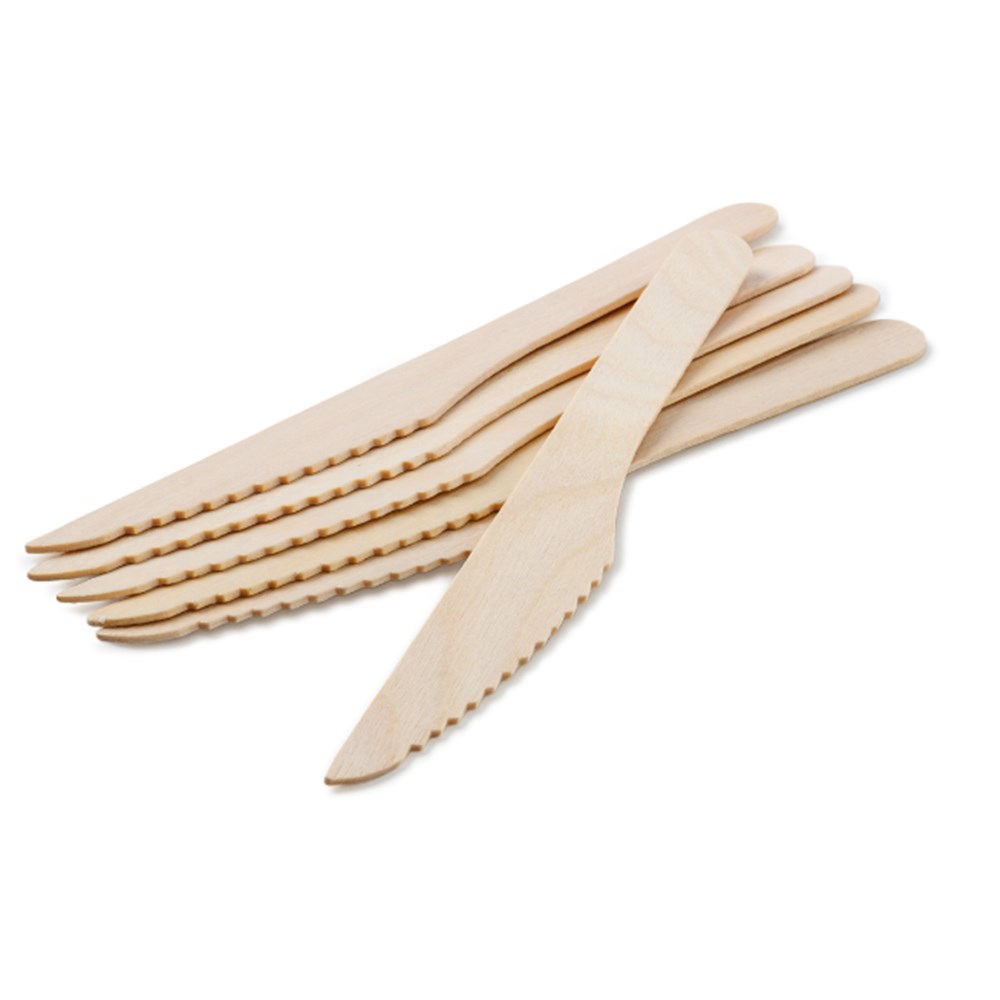 Cutlery Wooden Knife 165mm 100s