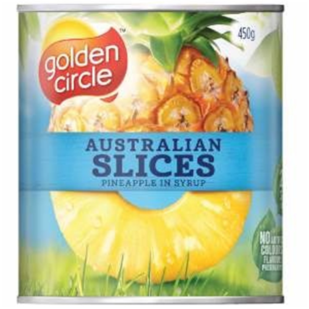 Pineapple Slices In Syrup 12 x 450g